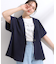 【S-LL】さらりと着たい大人のための 麻調半袖ジャケット