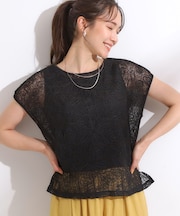 【2点セット】刺繍レーストップス