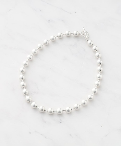 ビッグボールチェーンネックレス