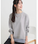 【S-LL/洗える】一枚で簡単こなれ見え スポンディッシュ 裾レイヤード風ニット