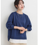 【S-LL/洗える】一枚で簡単こなれ見え スポンディッシュ 裾レイヤード風ニット
