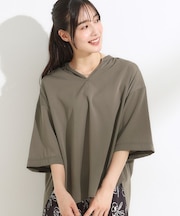 【S-LL/洗濯後しわになりにくい】バックギャザーがアクセント スッキパーブラウス
