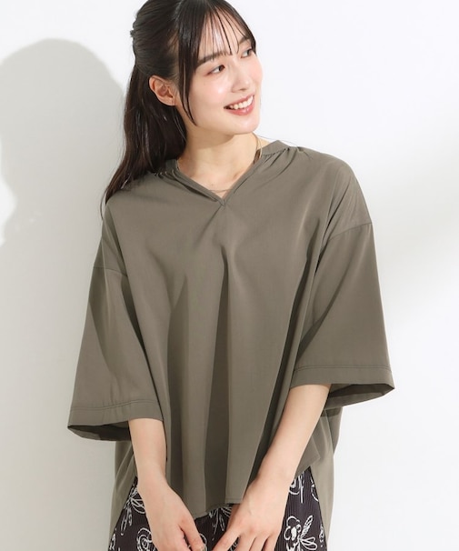 【S-LL/洗濯後しわになりにくい】バックギャザーがアクセント スッキパーブラウス
