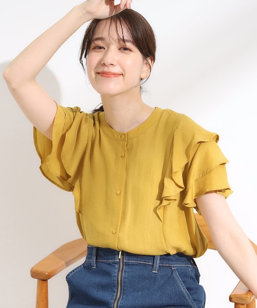 shiOri様8点❤️MURUA♡激かわドット柄半袖トップス めちゃ可愛いです！ ブラウス トップス レディース ドット柄 きれいめ 大きいサイズ
