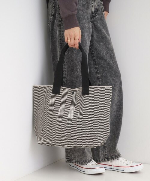 ゆきそらページ パネル生地 トートバッグ 送料無料】そら豆Mサイズ