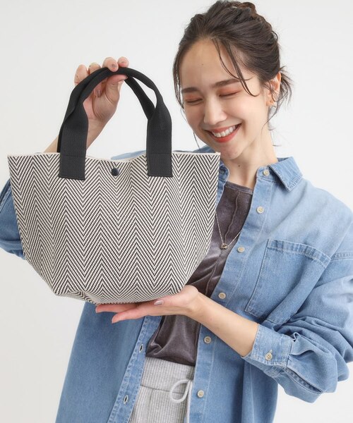しぇりーめいこ familiar ランチトート 9999193【ゆとり屋】まち付きランチトート 鳥専門店 BIRD MORE