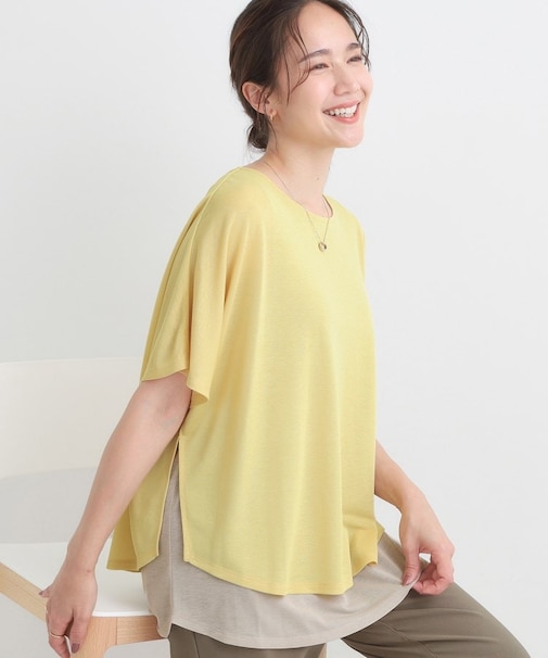 時短でサマ見え ひんやりレイヤードトップス
