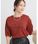 五分袖プリントTシャツ