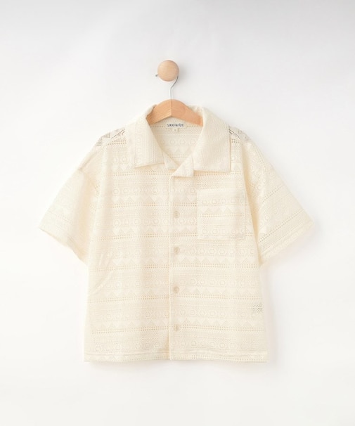 【130-150cm】レースシャツ