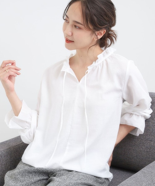 S-LL/洗濯後しわになりにくい/吸水速乾/UV】大人フェミニンな