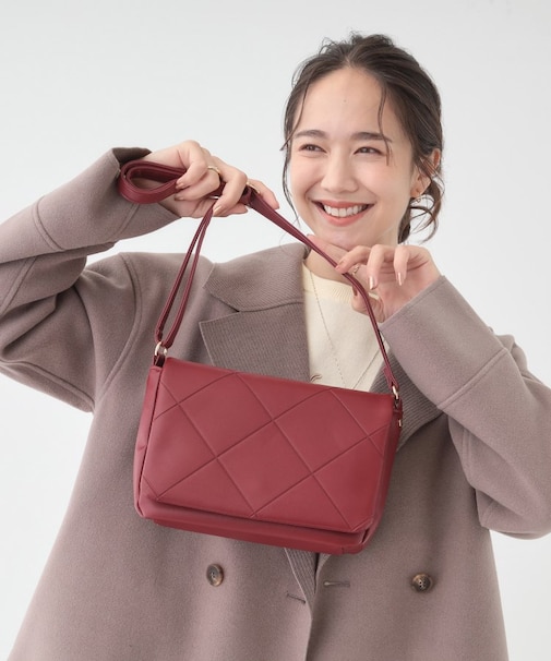 バイアスチェック型押しショルダー