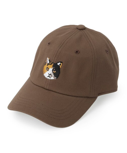 アニマル刺繍キャップ