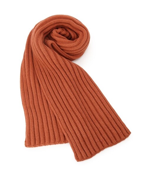 BASERANGE SCARF リブニットマフラー BASERANGE マフラー SCARF レディース メンズ : ZOZOTOWN Yahoo