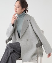 【S-LL】大人のこなれ感 テーラード風ジャケット