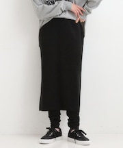 簡単おしゃれにレイヤード レギンスつきスカート