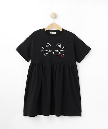 【100-150cm】アニマルプリントワンピース