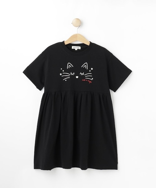 【100-150cm】アニマルプリントワンピース