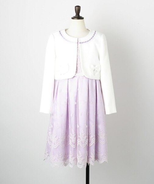 【セレモニー】レースワンピースセット