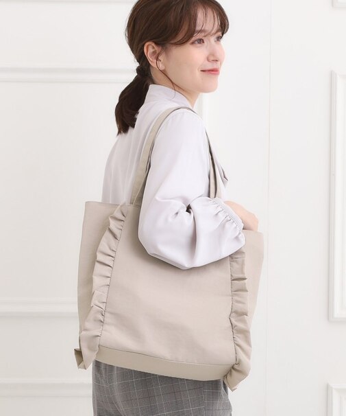 【セレモニー】フリルトートバッグ