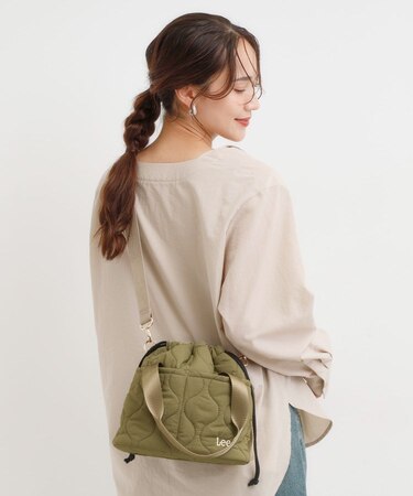 【Lee別注】巾着ショルダーバッグ