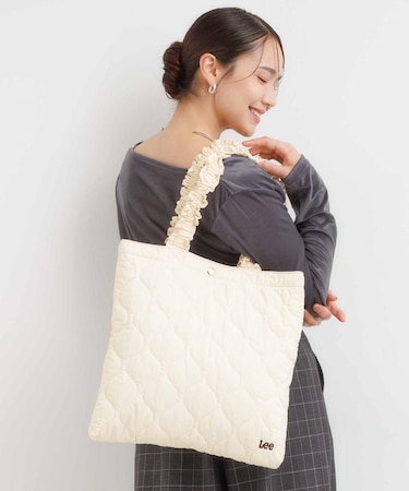 【Lee別注】キルトトートバッグ