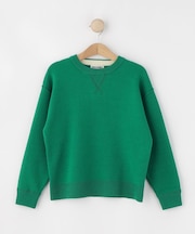 【100-150cm/リンク】ガゼットカラーニット