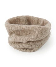 ベビーアルパカ混ケーブルスヌード