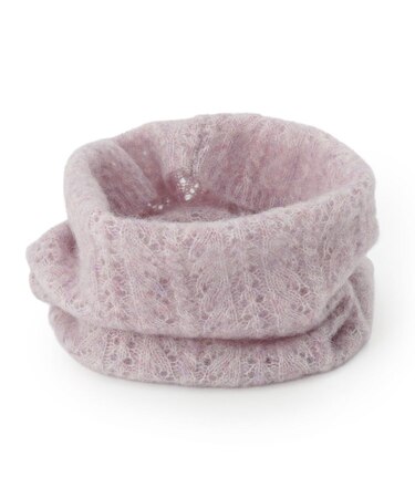 ベビーアルパカ混ケーブルスヌード