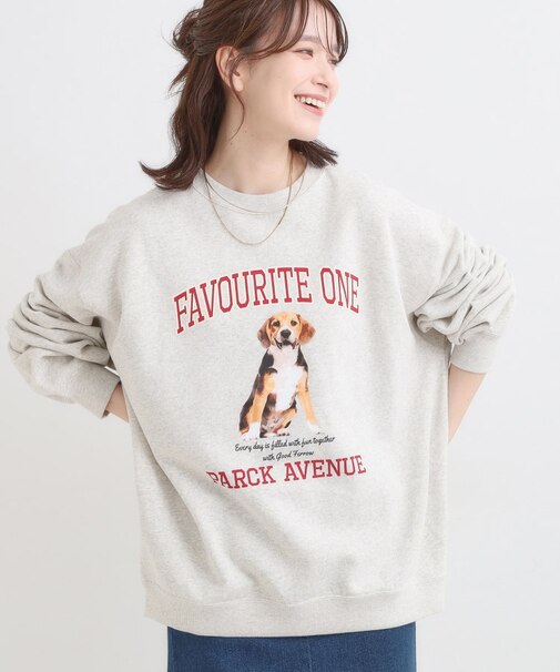 【選べる4柄】グラフィックアソート オーバーサイズ 裏毛スウェット