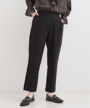 【高レビュー/洗濯機可/SS-LL】あったか裏起毛 のびのびストレッチ テーパードパンツ