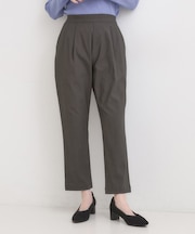 【高レビュー/洗濯機可/SS-LL】あったか裏起毛 のびのびストレッチ テーパードパンツ