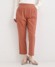 【高レビュー/洗濯機可/SS-LL】あったか裏起毛 のびのびストレッチ テーパードパンツ