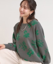 【洗濯機可/毛玉レス/S-LL】大人世代も取り入れやすい スウェットライク アソートニット