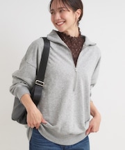 8色の選べる楽しさ ハーフジップ オーバーサイズスウェット