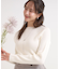 【洗濯機可】ちくちくしにくい やわらかリブハイネックニット