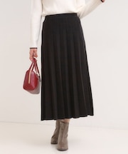 【高レビュー/セットアップ可/S-LL】女性らしさ際立つ 洗えるもちもちニットスカート