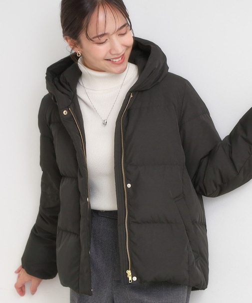 【撥水/洗える】ショートフーディーダウン