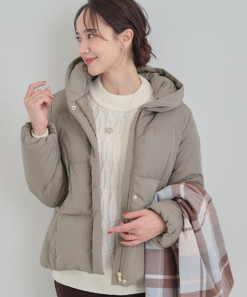撥水/洗える】ショートフーディーダウン｜シューラルーの通販｜&mall