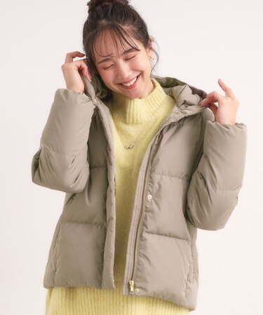 【撥水/洗える】ショートフーディーダウン