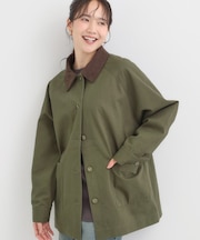 【S-LL】オーバーシルエットでこなれ感 襟コール カバーオール