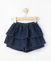 【100-150cm】デニムティアードスカパン