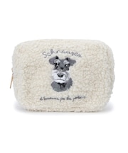 ボアアニマル刺繍ポーチ