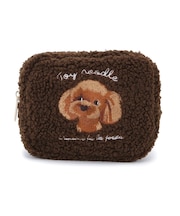 ボアアニマル刺繍ポーチ