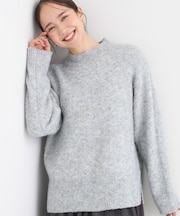 【S-LL】ほんのりラメで華やか ふわふわハイネックニット