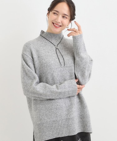 メランジタートルニット