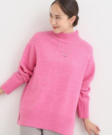 メランジタートルニット