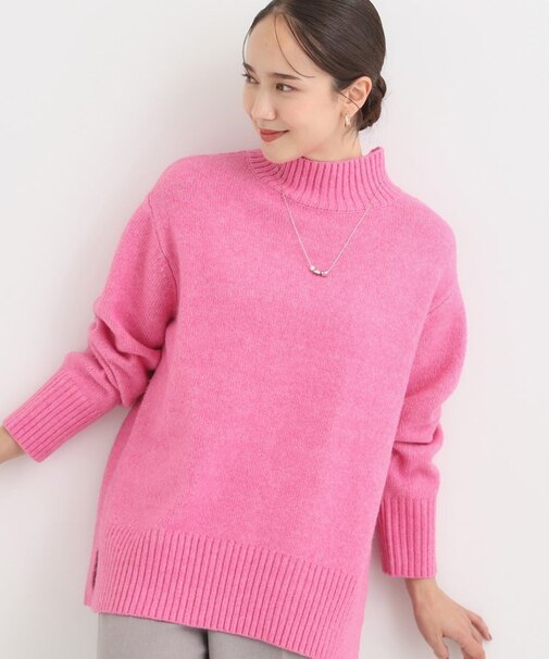 メランジタートルニット