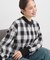 チェック柄プルオーバー