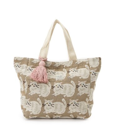 インド製ジャカードランチトートバッグ