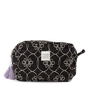 インド製ジャカードマチ付きポーチ